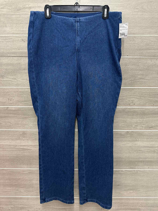 Quacker Factory Size 12/14 Blue Womens Jeans