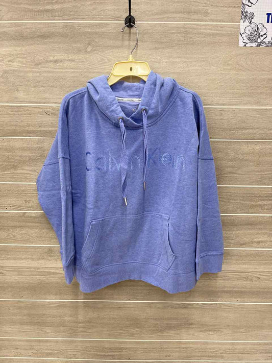 Calvin Klein Blue Womens Women Size XL Sweatshirt
