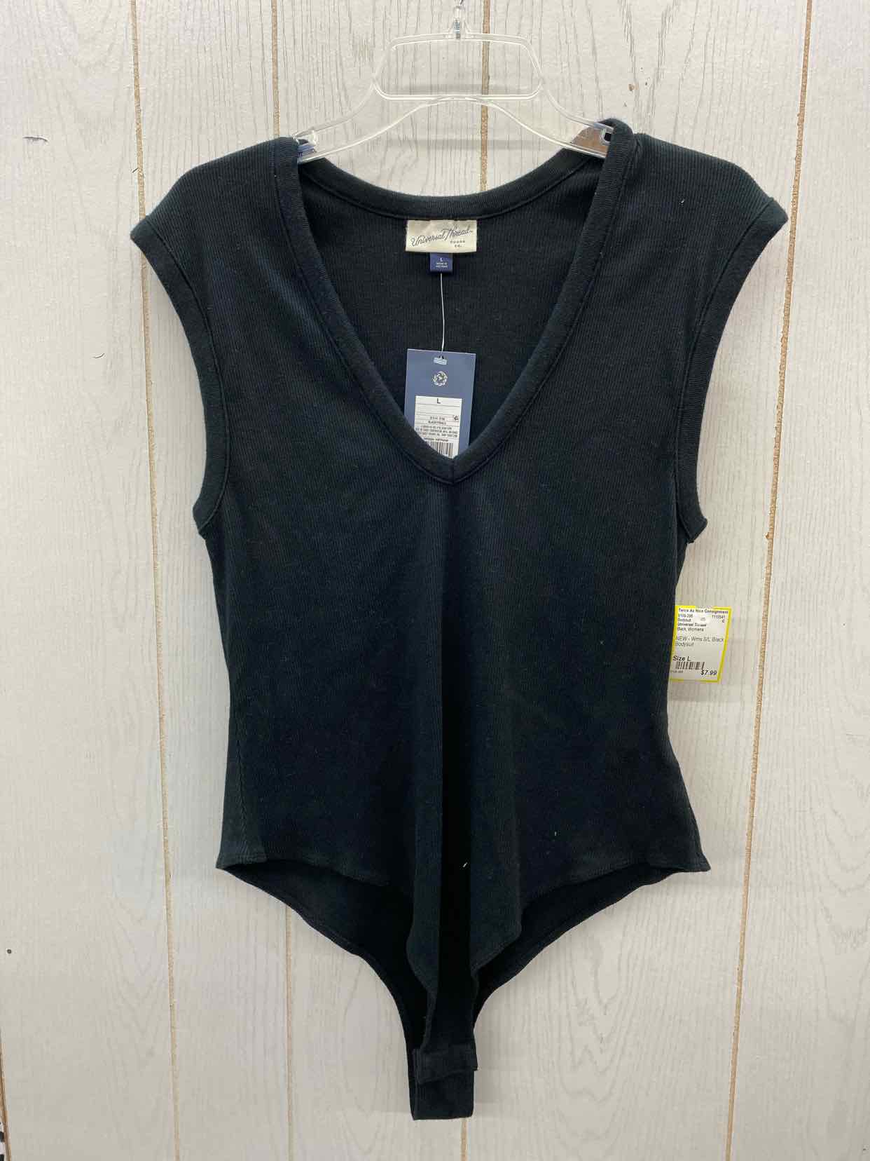 Universal Thread Black Womens Size L Bodysuit