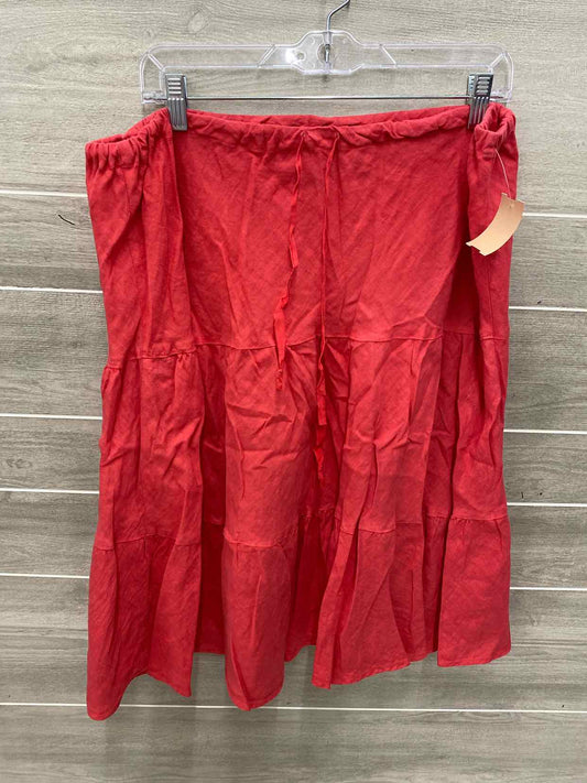 ALLEN ALLEN Coral Womens Size 1X Skirt