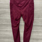Avia Burgundy Womens Size M Leggings