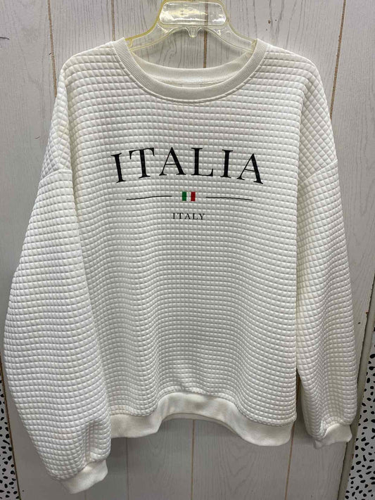 White Womens Size 16/18 Sweatshirt