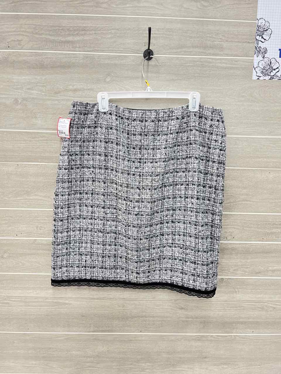 Josephine Chaus Black Womens Women Size 16 Skirt