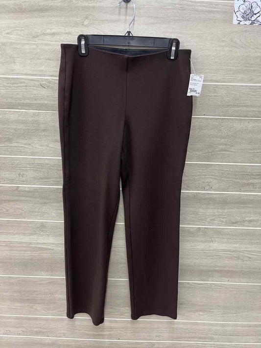 JM Collection Brown Womens Women Size 10 Pants