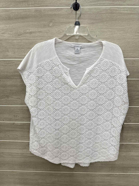 Liz Claiborne Size XL White Womens Shirt