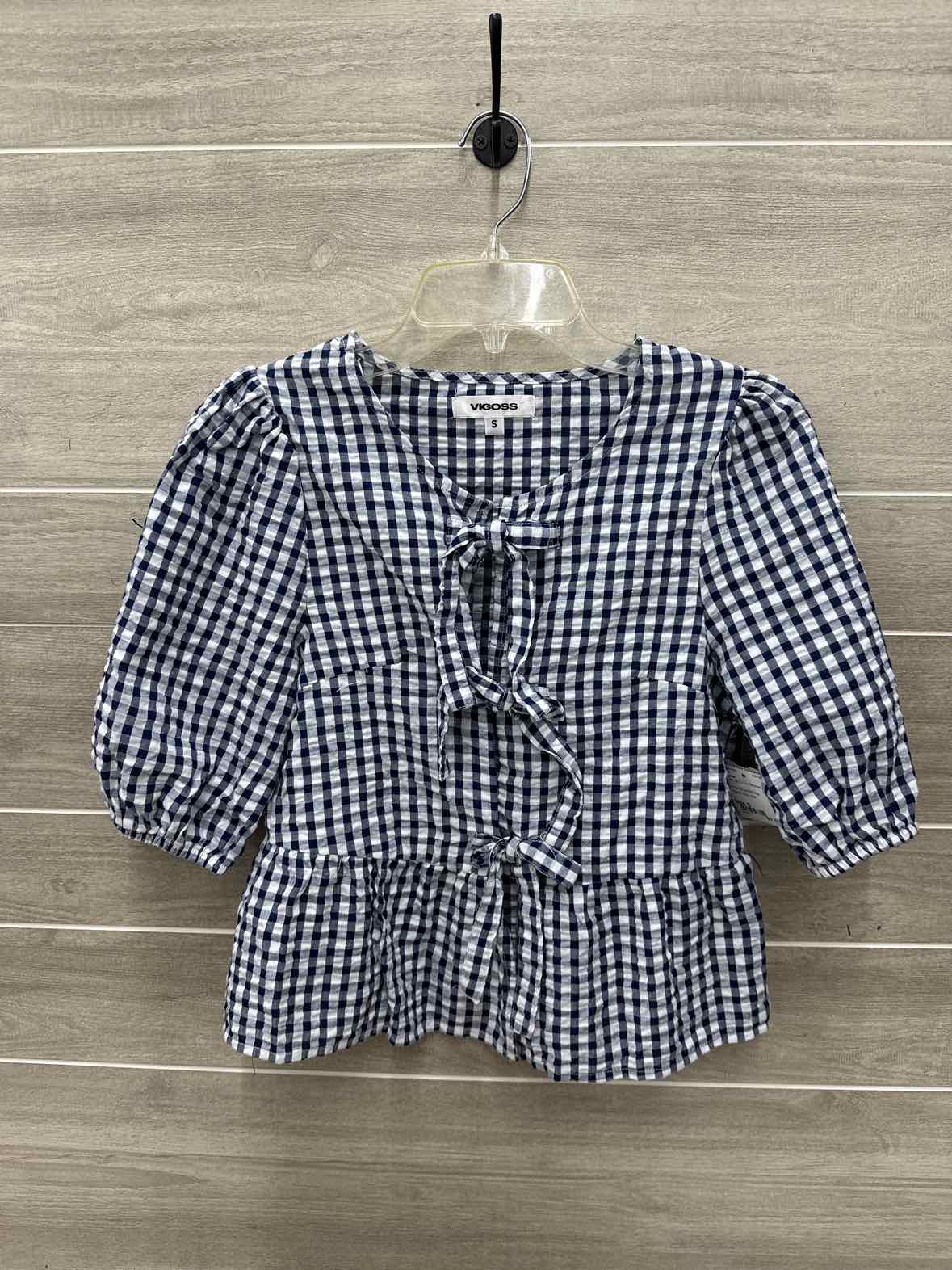 Vigoss Size S Blue Womens Shirt