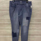 Martha Stewart Gray Womens Women Size 14P Jeans