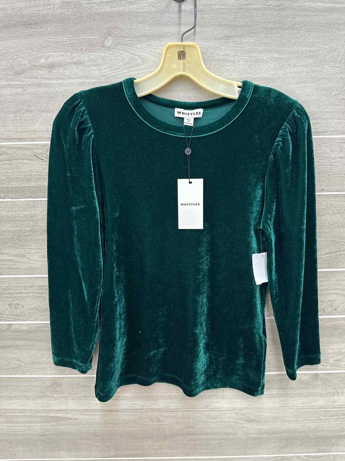 Whistles Green Womens Size Small Shirt