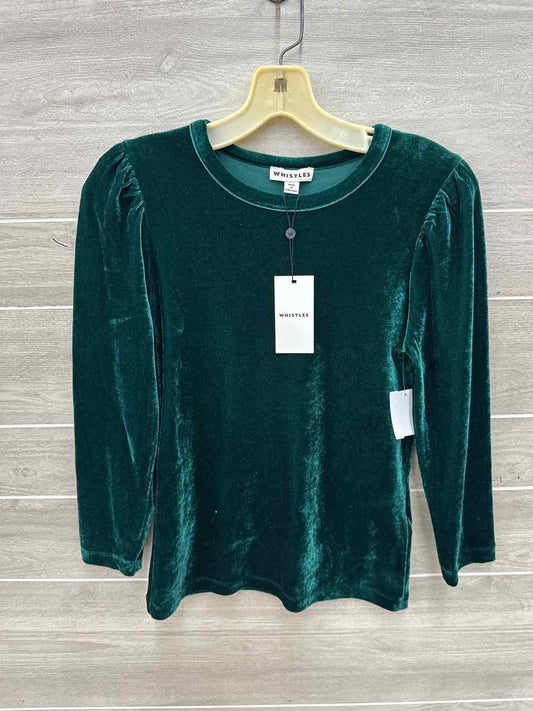 Whistles Green Womens Size Small Shirt