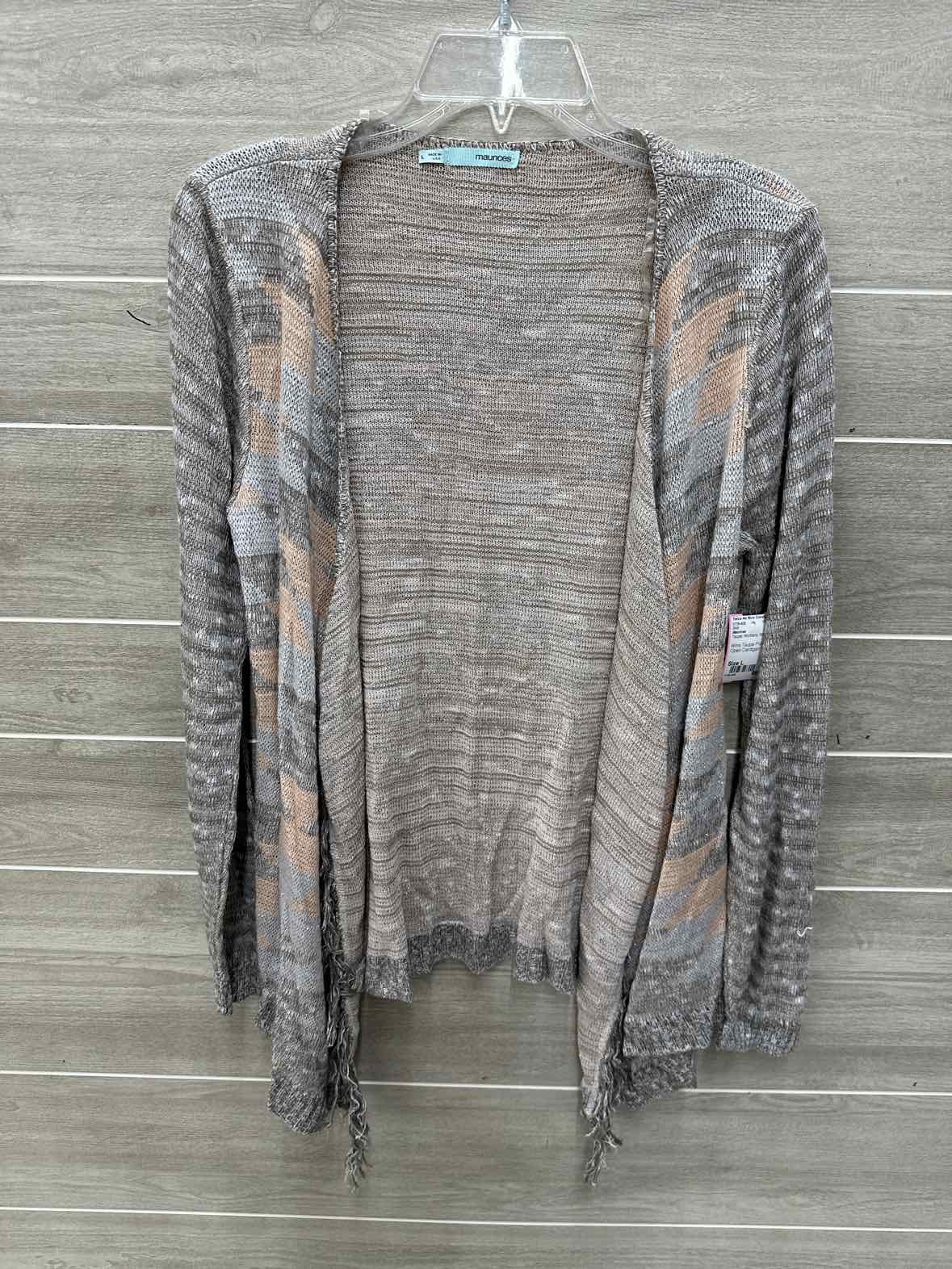 Maurices Size L Taupe Womens Shirt