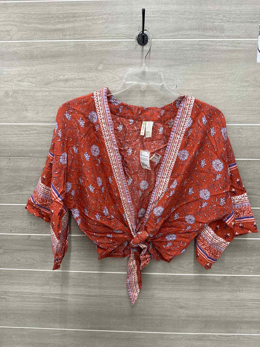 Japna Size M Coral Womens Shirt
