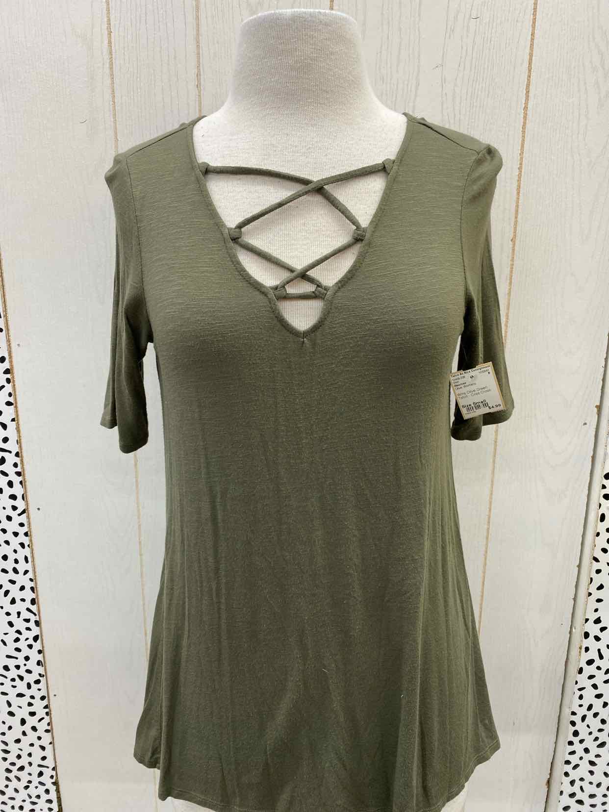 Maurices Olive Womens Size Small Shirt