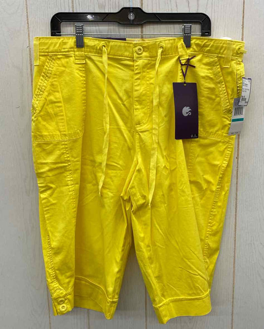 Gloria Vanderbilt Yellow Womens Size 16 Pants