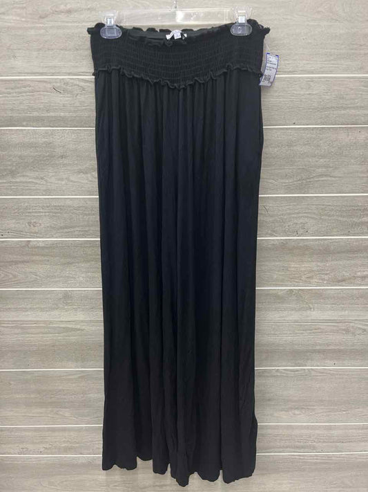 White Birch Size 12/14 Black Womens Pants