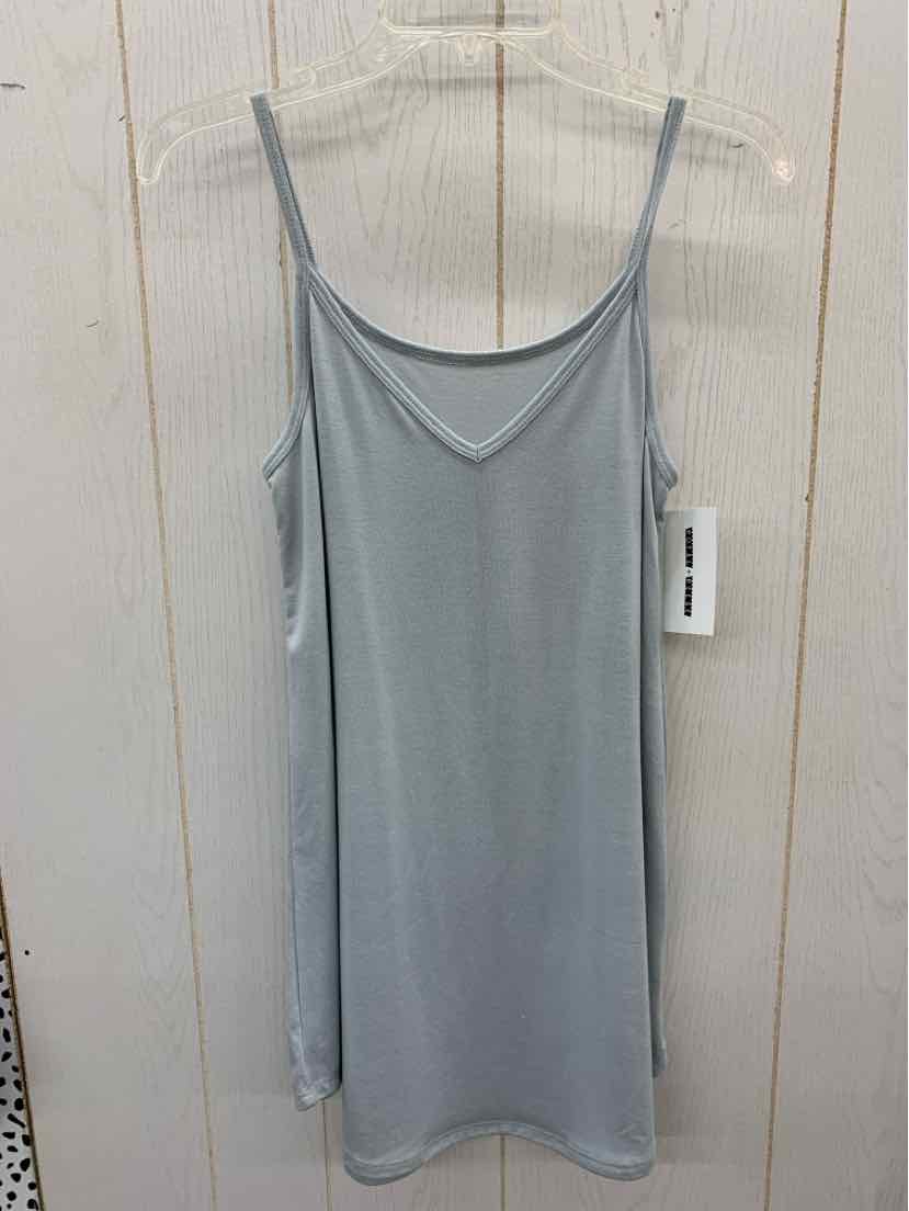 Zenana Gray Womens Size Small Tank Top