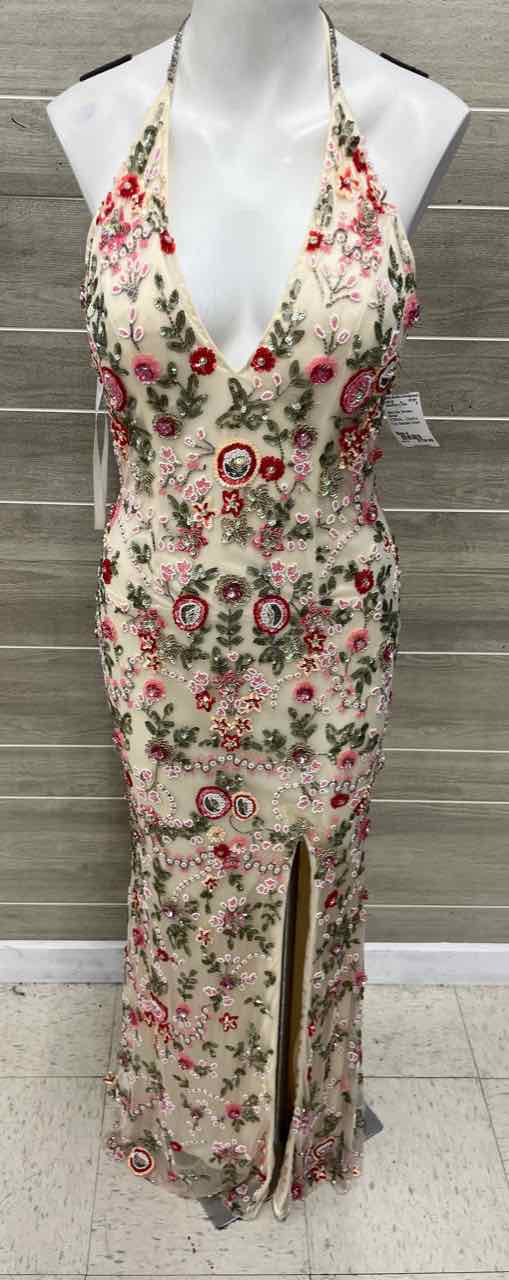 Size 4 Multi-Color Womens Gown/Evening Wear