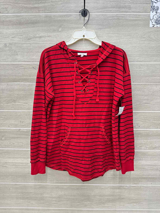 Maurices Red Womens Women Size M Sweatshirt