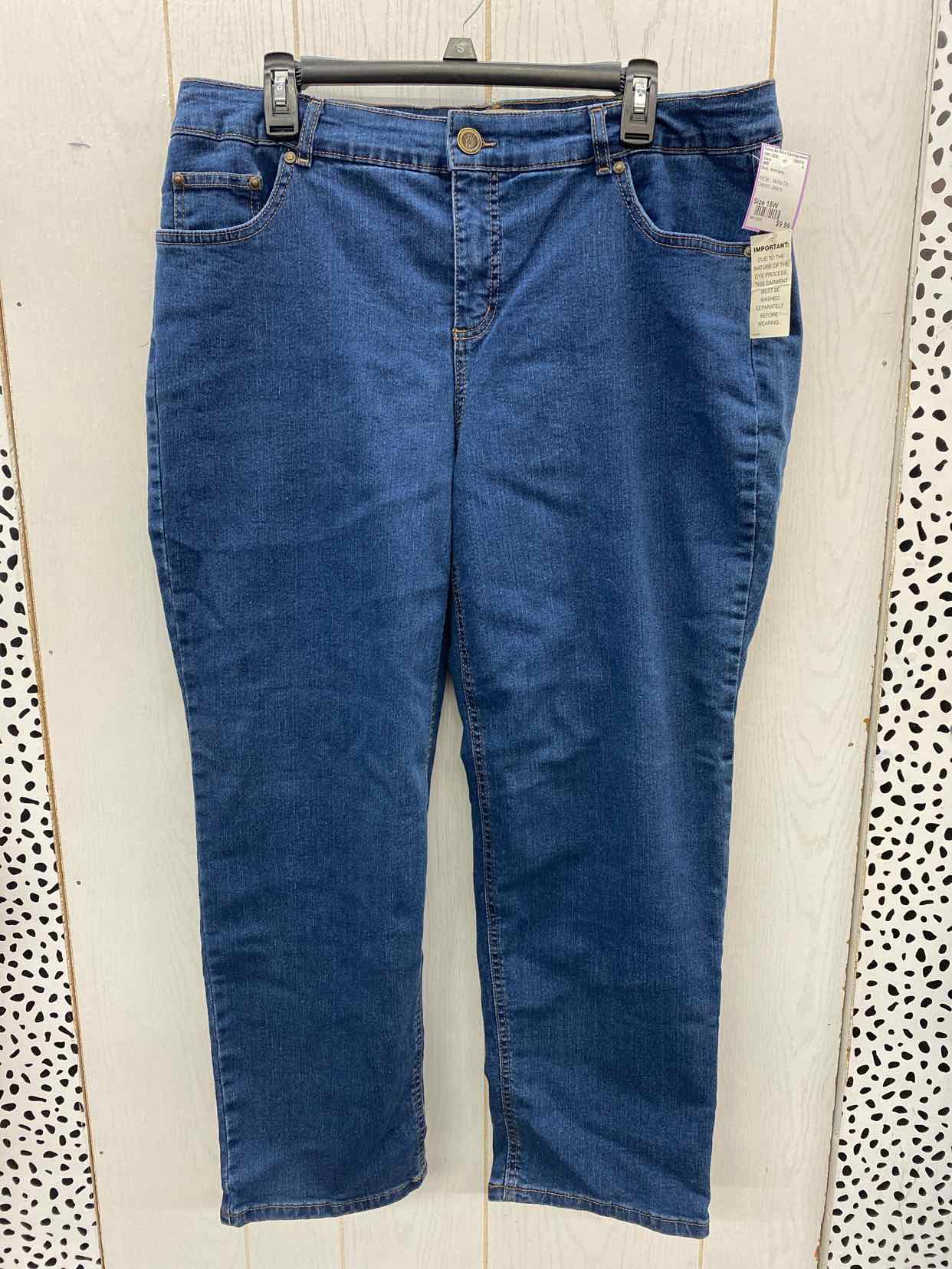 JMS Blue Womens Size 18W Jeans