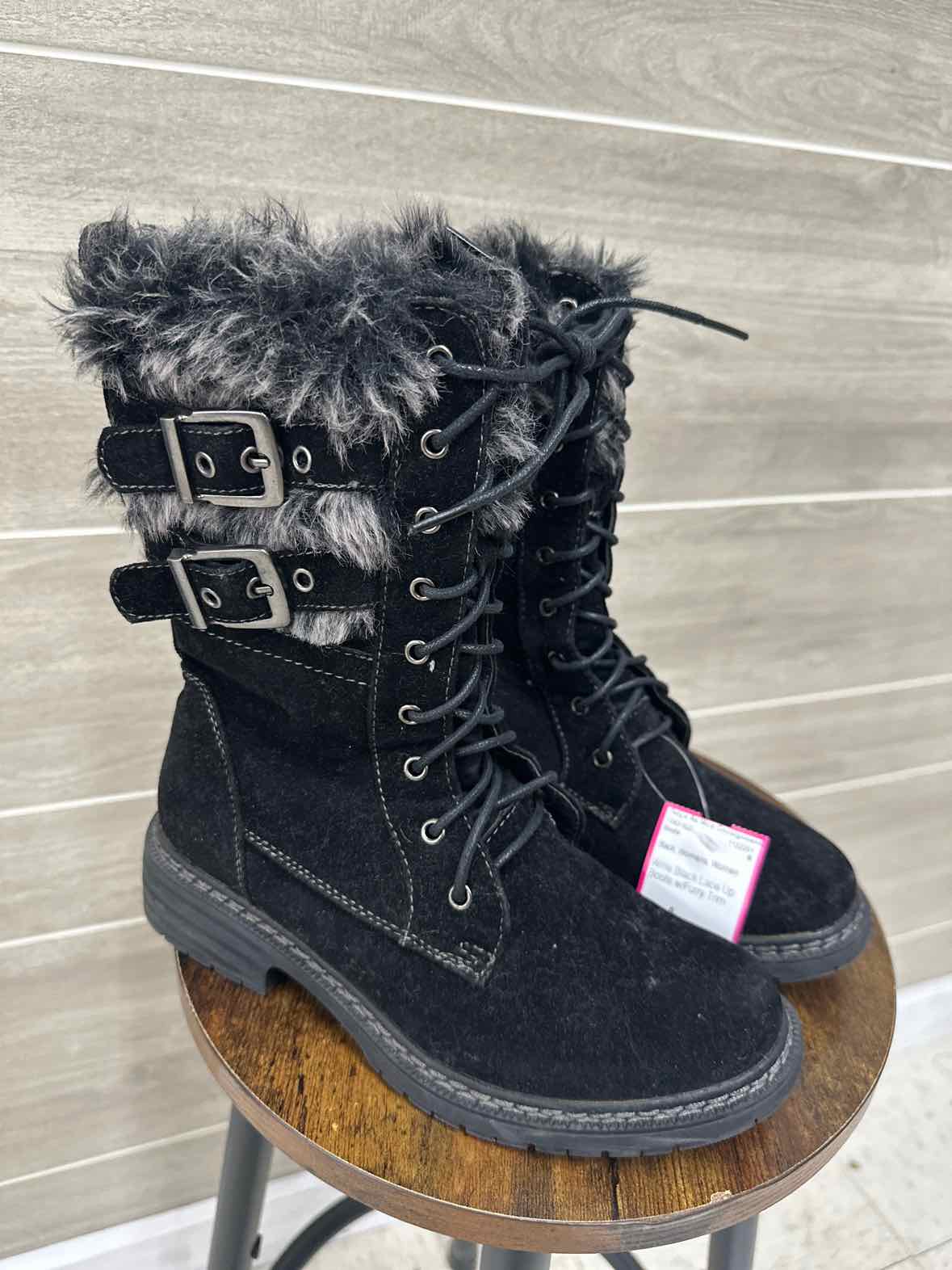 US Shoe Size 6 Black Womens Boots