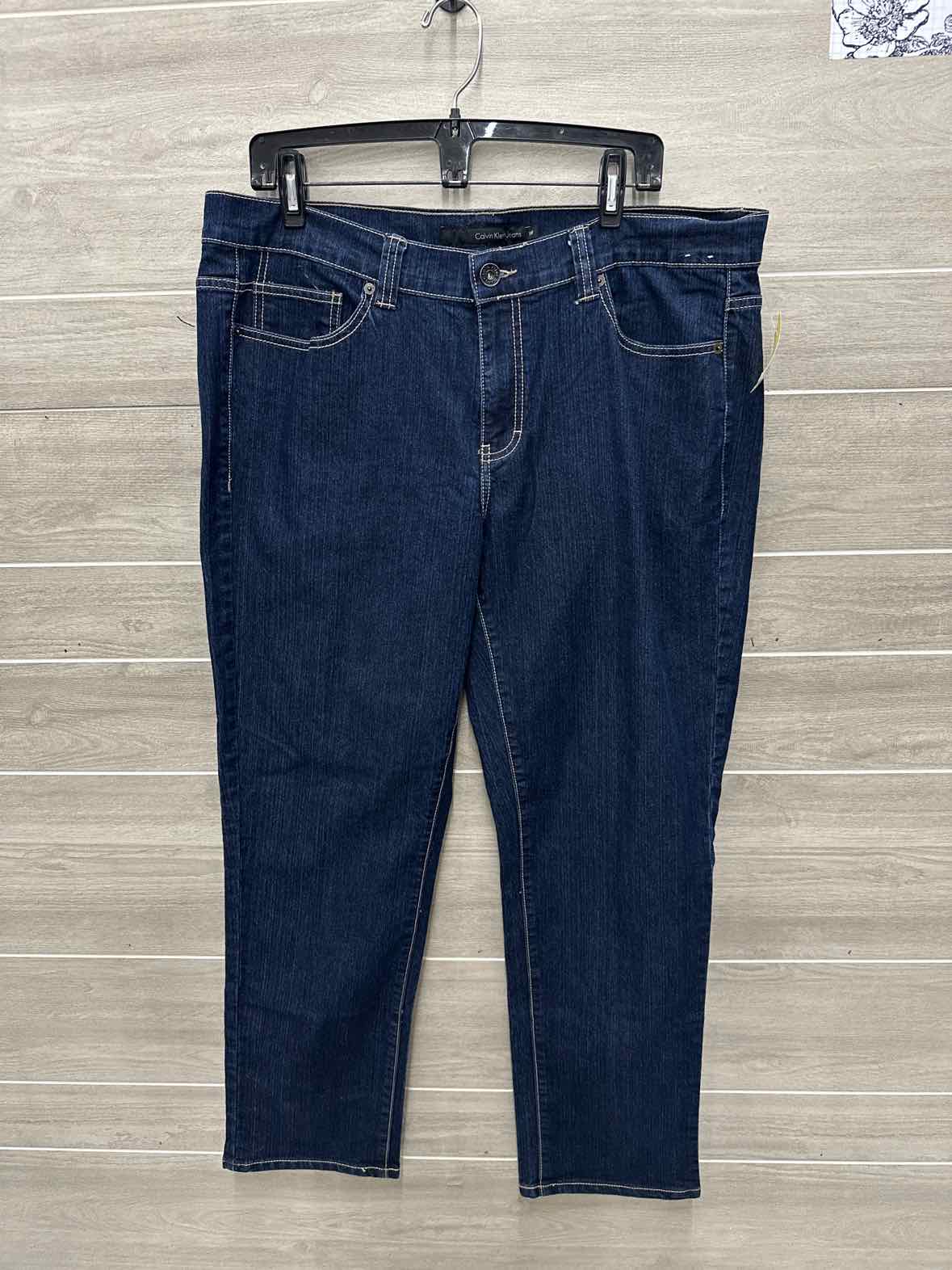 Calvin Klein Size 16W Blue Plus Jeans