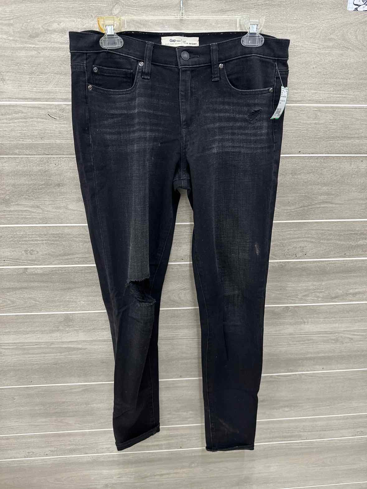 GAP Size 8 Tall Black Womens Jeans