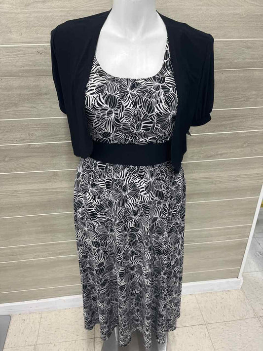 Percpetions Size 14 Black Womens Dress