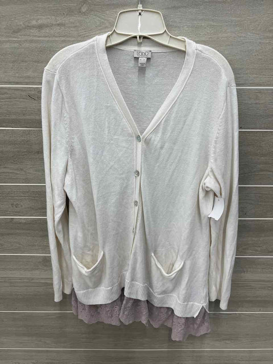 LOGO Cream Womens Women Size XL Sweater