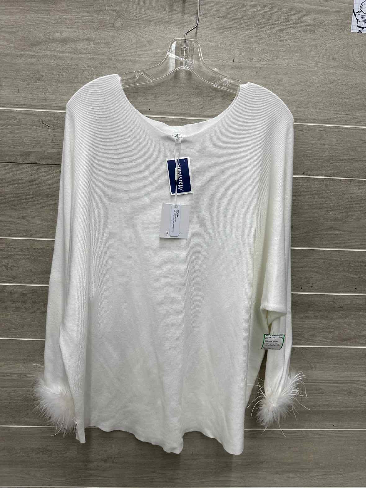 sioni Size 1X White Plus Shirt