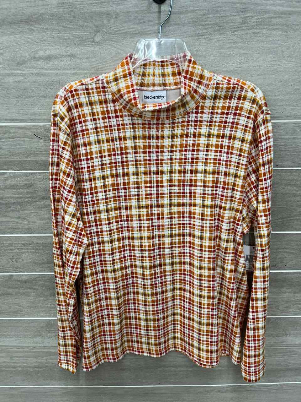 Breckenridge Orange Womens Women Size L Shirt