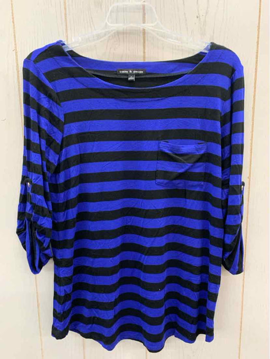 Cable & Gauge Blue Womens Size M Shirt