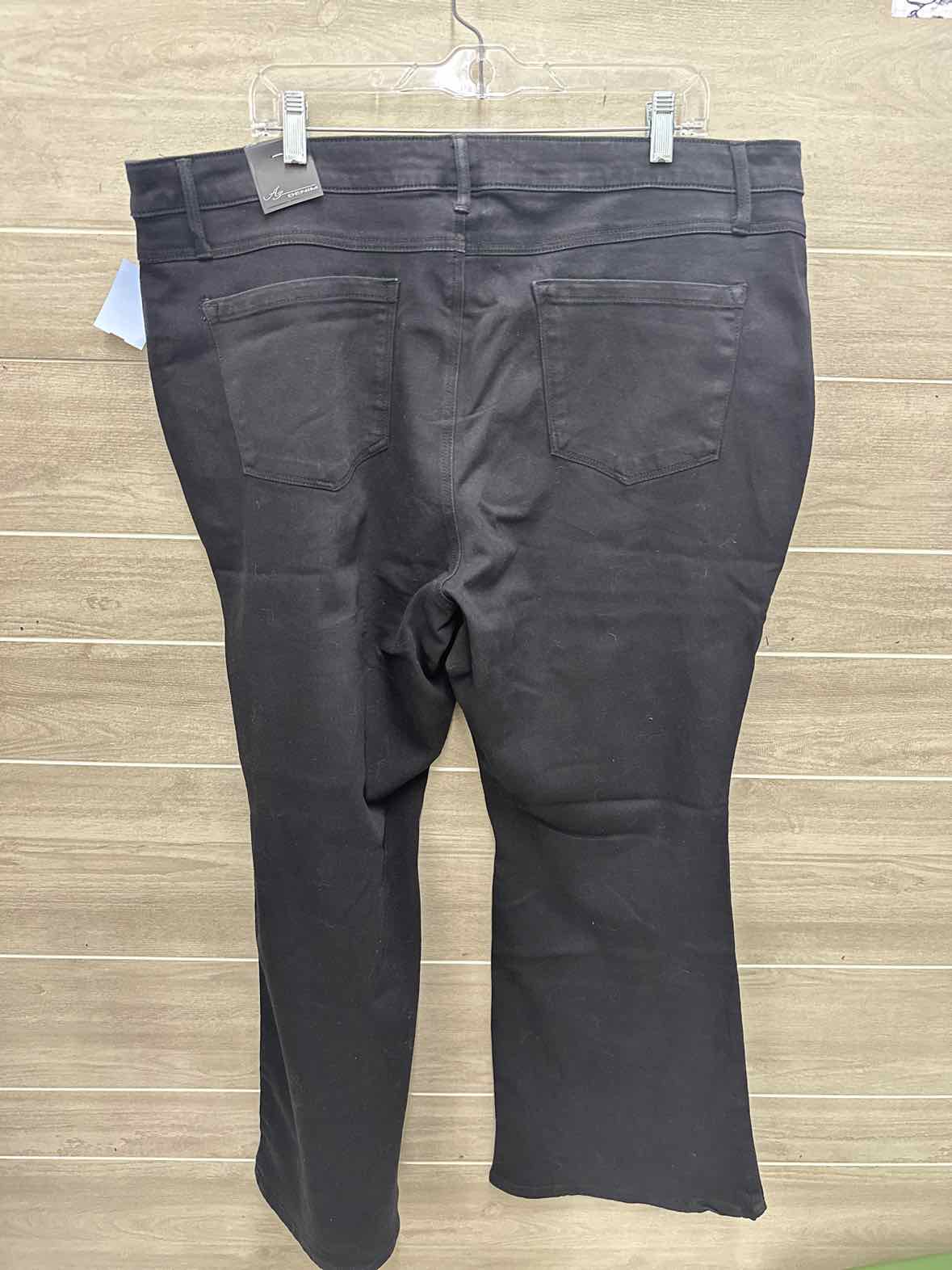 A3 Size 22W Black Plus Jeans