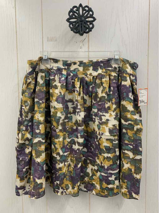 Relativity Purple Womens Size 12 Skirt