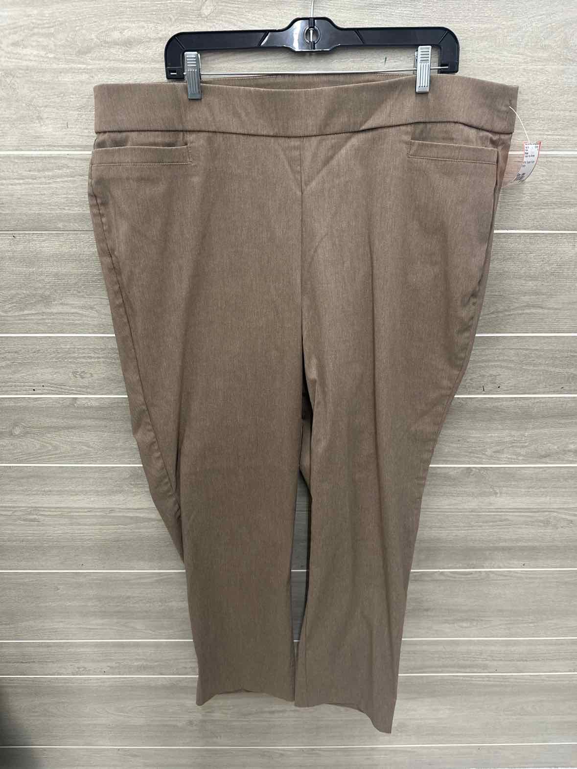 Briggs Size 18W Taupe Plus Pants
