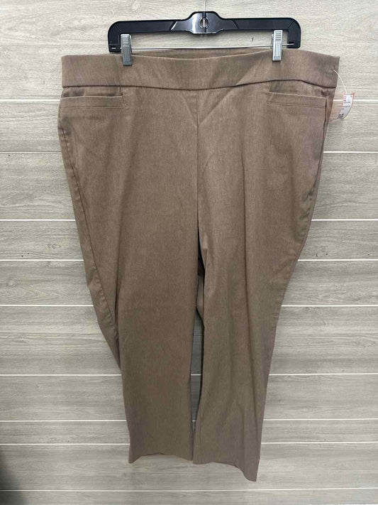 Briggs Size 18W Taupe Plus Pants