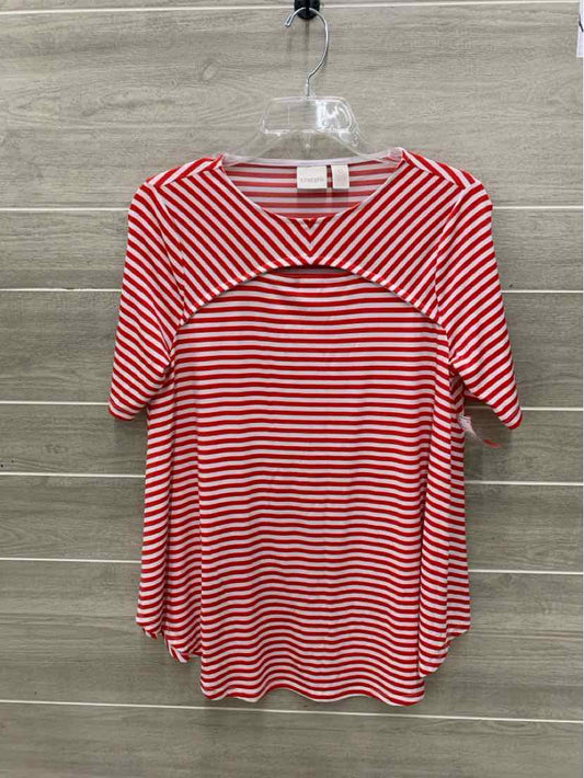 Chico's Red Womens Size Small Shirt