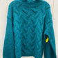 Nine West Teal Womens Size M Sweater