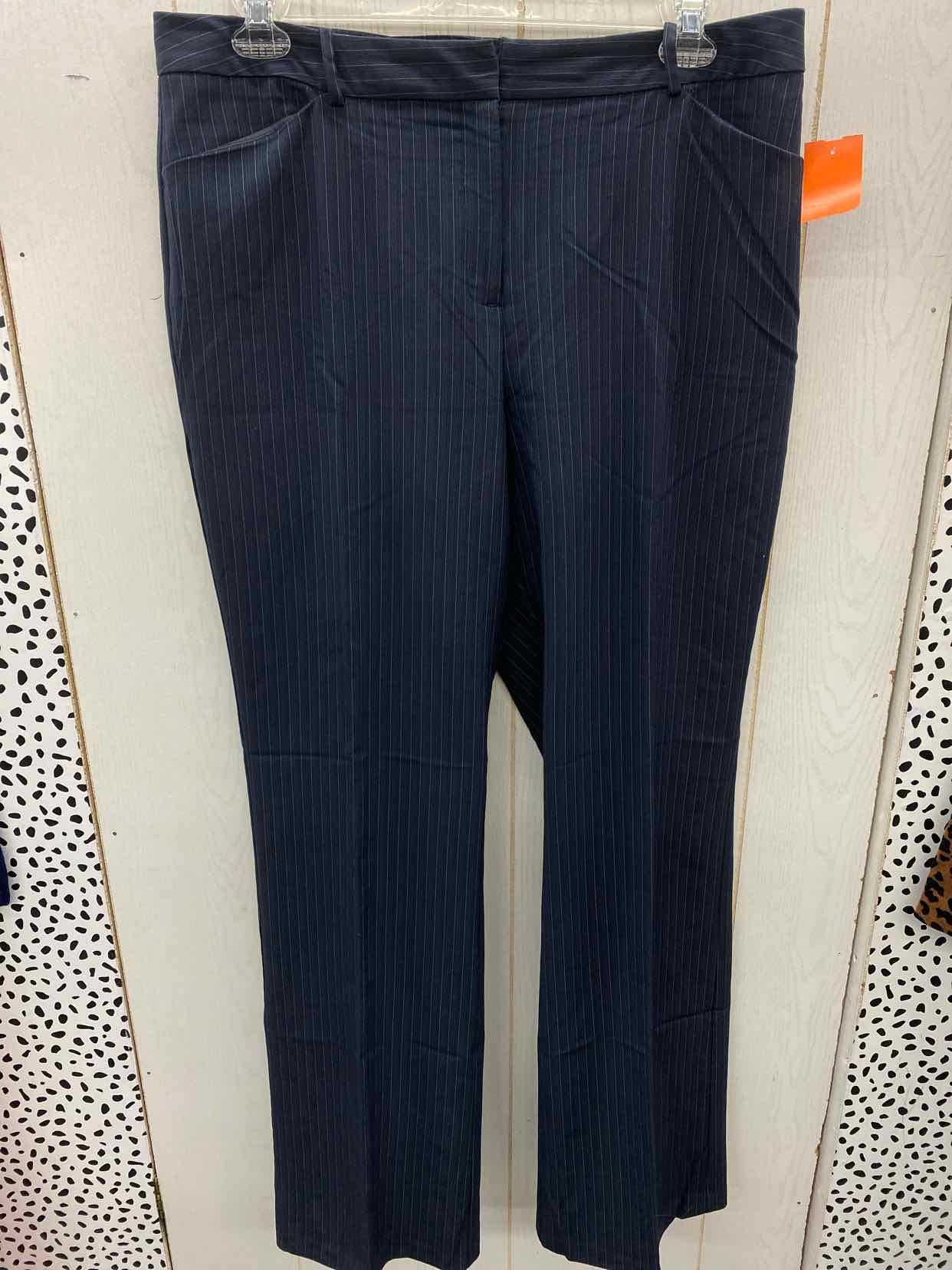 Worthington Navy Womens Size 16 Tall Pants