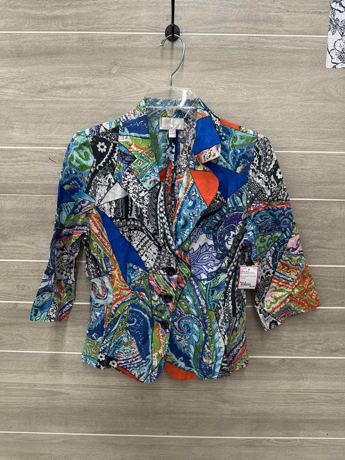 Alberto Makali Size S Blue Womens Shirt