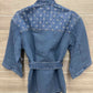 Size 6/8 Blue Womens Blazer