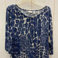 Chico's Blue Womens Size L Shirt