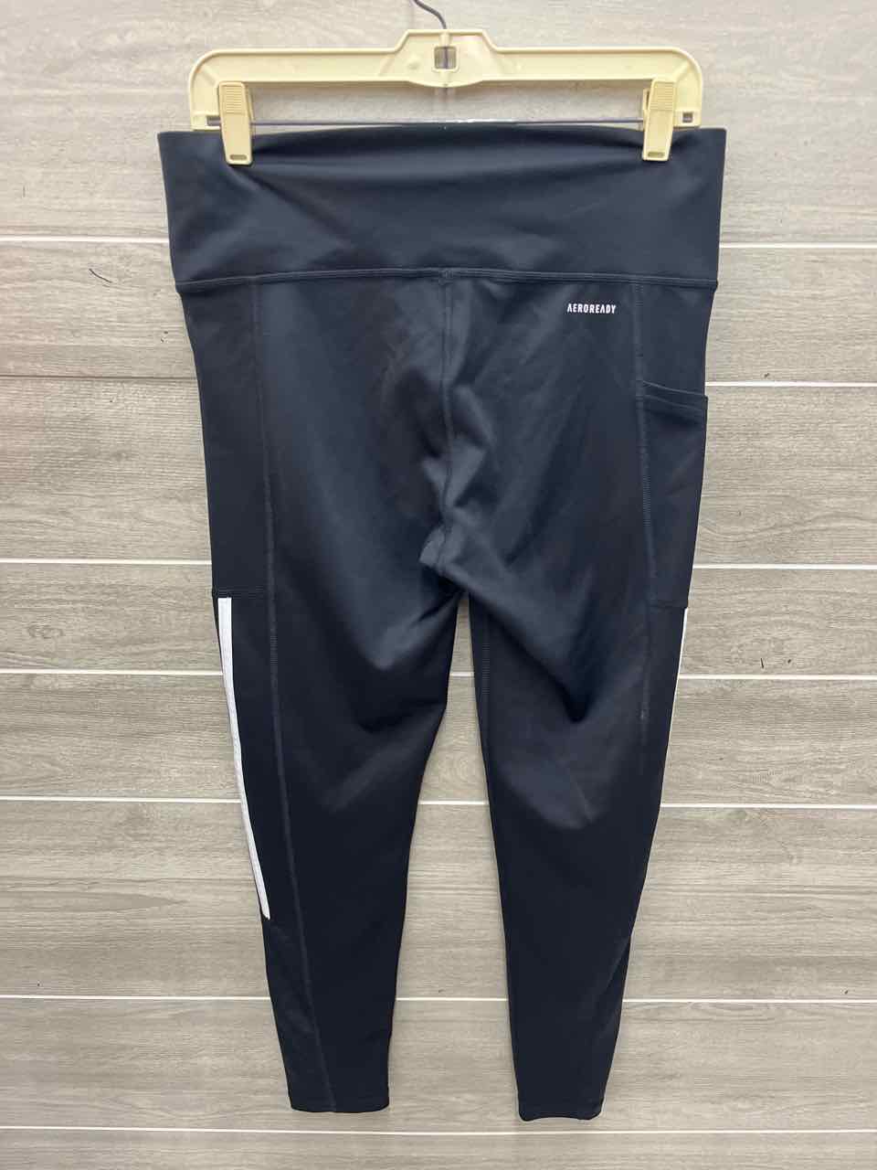 Adidas Size L Black Womens Leggings
