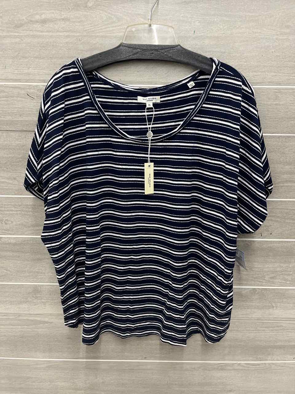 Max Studio Size XL Navy Womens Shirt