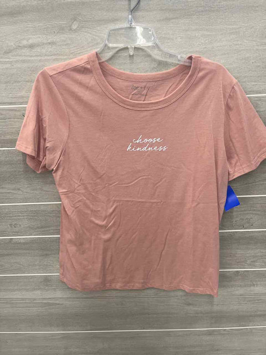 Zoe + Liv Size M Peach Womens Shirt
