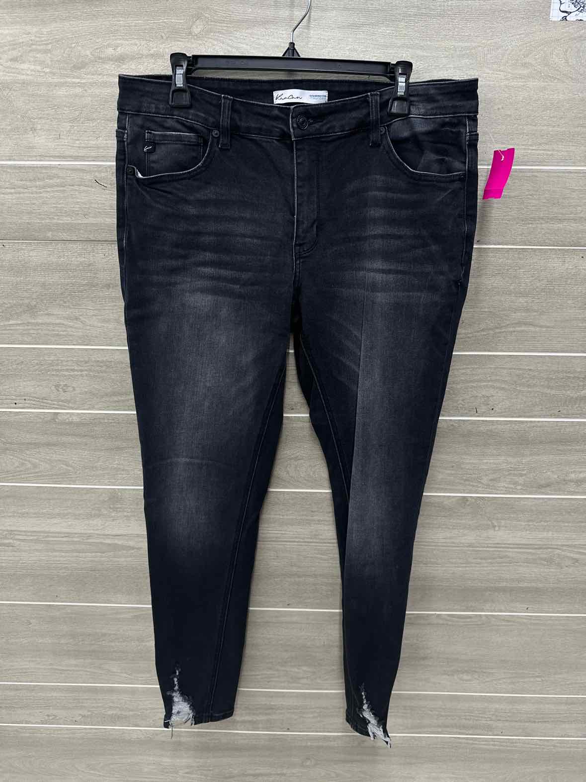 KanCan Size 12/14 Gray Womens Jeans