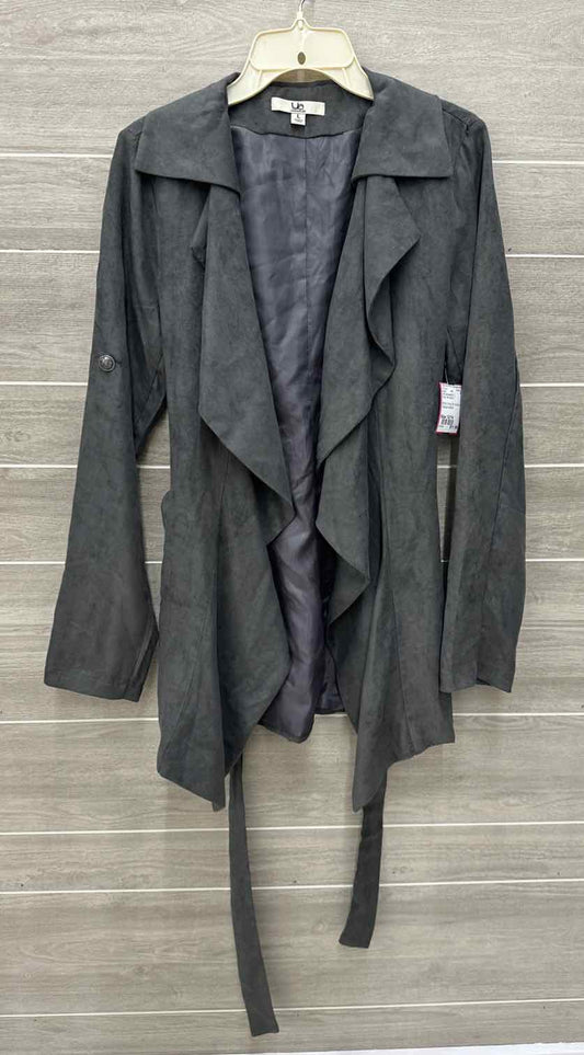 YA Los Angeles Gray Womens Size 12/14 Blazer