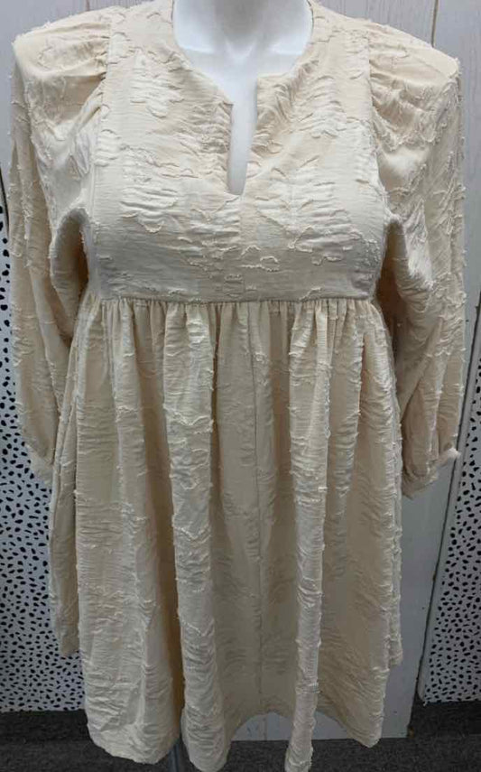 Tan Womens Size 10/12 Dress