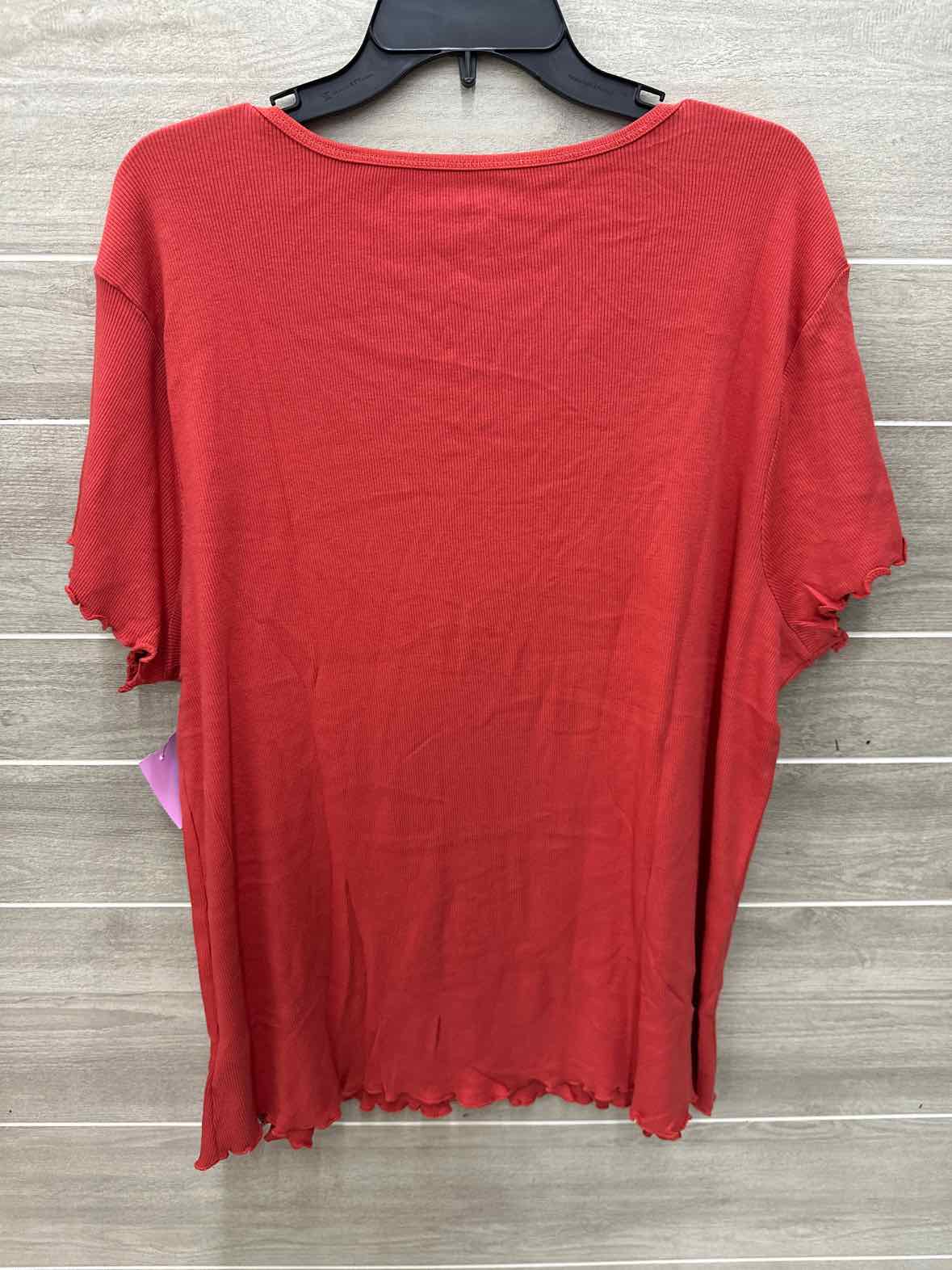 Faded Glory Orange Womens Size 26/28W Shirt