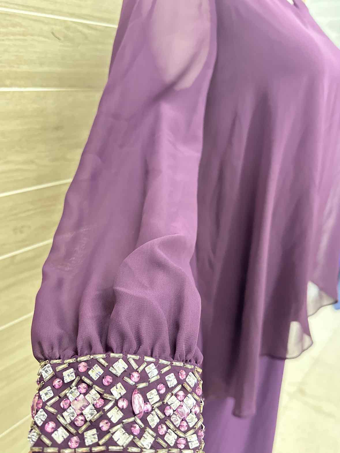 Midnight Velvet Purple Womens Women Size 10/12 Dress