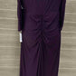 R&M Richards Purple Womens Size 18W Gown/Evening Wear