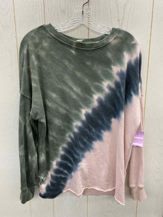 Green Tea Multi-Color Womens Size M Shirt